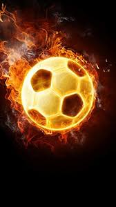 Flaming Football Football Wallpaper Sports Wallpapers Soccer Ball