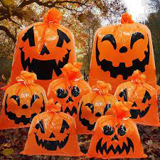 8pcs Halloween Pumpkin Bag Lawn Decorations Outdoor Large Pumpkin Leaf Bags Fall Halloween Trash Bags For Lawn Garden Back Yard Fall Decorations Outdoor Walm In 2021 Outdoor Halloween Party Decorations
