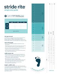 Stride Rite Shoe Size Chart Inches Www Bedowntowndaytona Com