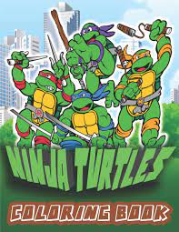 Printable ninja turtles coloring pages. Ninja Turtles Coloring Book Amazing Coloring Pages With Relaxing Ninja Turtles Coloring Book With Beautiful Glossy Cover French Edition Creative Gold Book 9798652088750 Amazon Com Books