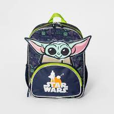 Kids Star Wars The Mandalorian Baby Yoda Mini Backpack Blue Target