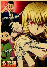 Posters Hunter X Hunter Passion Manga Fr Anime Wall Art Retro Poster Manga Covers