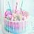 Blue Cotton Candy Cake