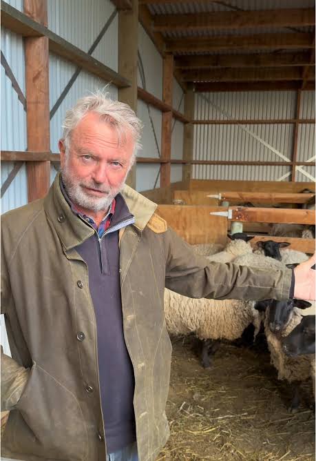 SHEARING DAY YESTERDAY! Had a bit of a chat about my beloved SUFFOLK sheep  ( my Dad had Suffolks before me ) and that miracle natural fibre that all  sheep grow - Wool . My sheep keep down weeds , mow ...