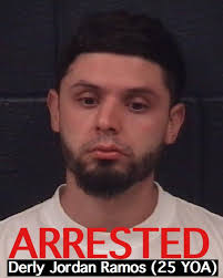 On 10/10/19, Derly Jordan Ramos (25 YOA)was arrested at the 9600 block of  Atlanta Drive and served with a warrant for Unauthorized Use of Motor  Vehicle and a warrant for Theft of