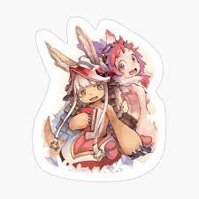Sticker mit Made in Abyss - Nanachi & Mitty von Sharpadox | Redbubble