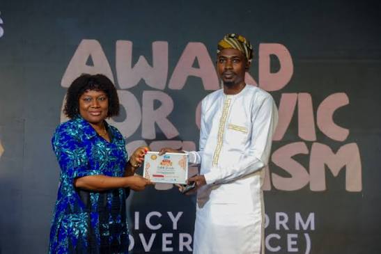 Congratulations to Habib Sheidu, our Project Director, on emerging as the second runner-up in BudgIT's Active Citizens Award under the Civic Activism (Policy & Governance Reform) category. This recognition reflects his unwavering