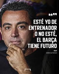 Xavi insiste en que el futuro es brillante para el Barcelona 👀