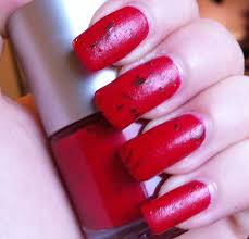 Using matte nail polish to create amazing nail art ❤ our tips and good ideas help you to get the perfect homemade matte nail polish ❤ see more at the trend of the year is glitter matte nail polish with the use of geometric drawings. Big Bear Chase Me Red Matte Glitter Nail Polish The M S Lynxcosmetics Photo Beautylish