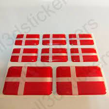 Schau dir angebote von ‪. Kfz Aufkleber Danemark 3d Flagge Fahne Gedomt Epoxy Resin
