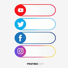 Social Media Label Set Social Media Icons Social Media Social Media Icon Set Png And Vector With Transparent Background For Free Download Social Media Icons Logo Facebook Youtube Logo