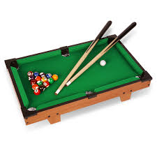 Easy Setup Portable Pool Games And Compact Size For Fun Anywhere Pool Table Tabletop Chalk Cue Sticks Mini Pool Table Set Billiards Table Top Game With Pool Balls Triangle And Brush Sports