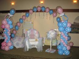 Decor Galore Wedding Florist Northern New Jersey Baby Shower Balloon Decorations Baby Shower Balloons Balloon Baby Shower Centerpieces
