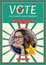 Get yours from +1,000 possibilities. Online School Election Poster Template Fotor Design Maker