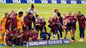 Women's national soccer team is still alive in the tokyo olympics after a nervy penalty shootout victory over the netherlands. Us Soccer No Female Players Turned Their Backs On Ww2 Veteran Bbc News