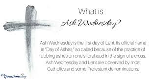 What Is Ash Wednesday Why Does A Priest Give You A Spot Of Ash On Your Forehead On Ash Wednesday Ash Wednesday Lent Wednesday