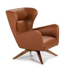 Armchairs with wood arms are traditionally the most common type of armchairs you usually see. Swivel Upholstered Armchair In Synthetic Leather Angel Cerda S L