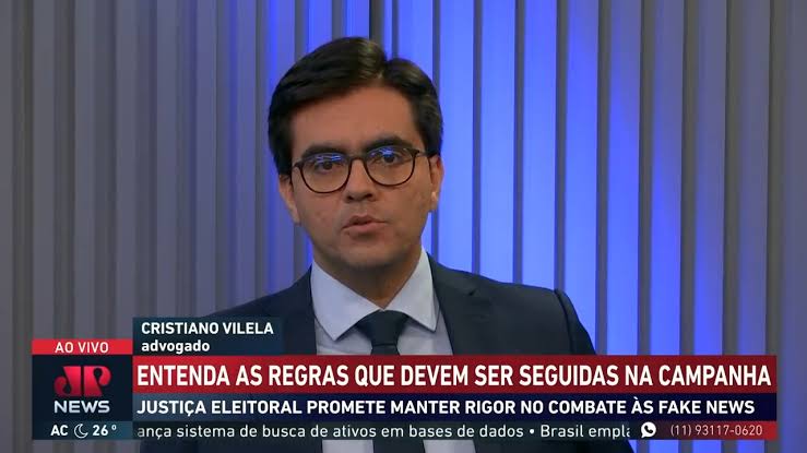 #EntrevistaJP | Cristiano Vilela explica as regras que devem ser seguidas  durante as campanhas eleitorais: “A única restrição é com relação ao  compartilhamento de informações sabidamente falsas”, 📺 ...