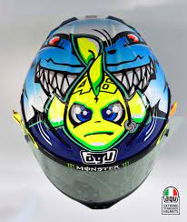 Since our foundation in 1947, we have been designing motorcycle helmets to suit every style. Valentino Rossi S 2015 Misano Agv Helmet Asphalt Rubber