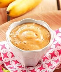Recette Bebe 4 6 Mois Puree De Peches Et De Bananes Bledina Recette Alimentation Bledina Recette Cuisine Et Boissons