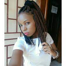 Two Tone Short Box Braids Short Box Braids Box Braids Hairstyles Box Braids Styling