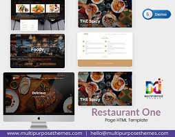Responsive Restaurant Html Template Templates Html Templates Template Site