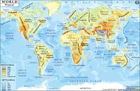 Show the photo gallery with examples of these landforms around the world. World Physical Map Physical Map Of World