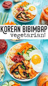 Vegetarian Kimchi Bibimbap Recipe Vegetarian Kimchi Healthy Recipes Bibimbap Recipe