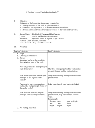 List of all lesson plans of english. A Detailed Lesson Plan In English Grade Vi Verb Lesson Plan Lesson Plan Examples Verbs Lessons Verbs Lesson Plan