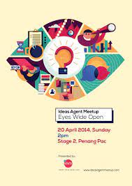 Eyes Wide Open By Valen Lim Chong Chin Event Poster Digital Design Wide