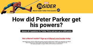 Tylenol and advil are both used for pain relief but is one more effective than the other or has less of a risk of si. Marvel Entertainment Twitter àªªàª° Marvelinsider Test Your Marvel Knowledge Enter The Answer To Trivia Question 1 In The Twitter Trivia Day 1 Activity On Https T Co 6pjlkauefv To Earn Your Points Terms Apply Come