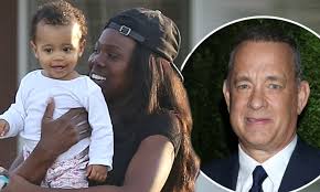 Tom Hanks's new granddaughter emerges in public for first time after  troubled son Chet credits baby for newfound sobriety