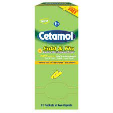 It's in a lot of otc cold and flu medications as well as mixed with various other analgesics and painkillers, and the potentially lethal dose is just 3 times the maximum recommended. Cetamol Cold And Flu