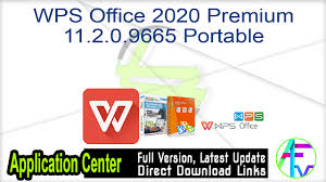 Wps Office 2020 Premium 11 2 0 9665 Portable Free Download