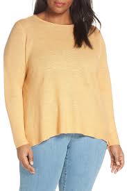 Eileen Fisher Round Neck Tunic Top Regular Plus Size Nordstrom Rack