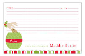 Check spelling or type a new query. Christmas Cookie Jar Recipe Card