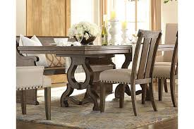 With millions of unique furniture, décor, and housewares options. Crafted Of Solid Pine Wood The Wendota Dining Room Extension Table Lets You Have Your F Ashley Furniture Dining Room Dining Room Table Ashley Furniture Dining