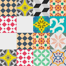 Credence De Cuisine Adhesive En Aluminium Carreaux De Ciment Multicolores 99 Deco Papier Peint Relief Credence Cuisine Credence