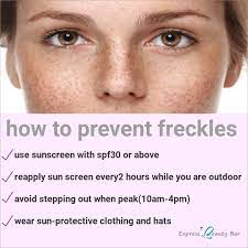Express Beauty Bar At Nu Sentral - How To Prevent Freckles? Sunscreen  Cannot Treat The Existing Freckles But Can Prevent Its Further Development.  The Best Sunscreens Are The Ones With Spf 30