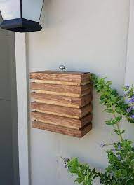 Here is your best wall mount mailbox that serves all. Case Modern Mailbox Wall Mounted Wood Contemporary Modern Mid Century Style Letterbox Modern Mailbox Contemporary Mailboxes Wall Mount Mailbox