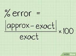 If something goes from 100 to 50, that's a 50% decrease. How To Calculate Percentage Error 7 Steps With Pictures