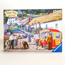Approx 27 x 20 1500 pieces: Ravensburger Jigsaw Puzzle Happy Days Lynmouth 1000 Pcs 15308 For Sale Online Ebay