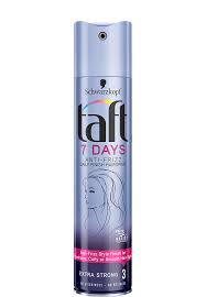 This aerosol hairspray delivers power. Hairspray