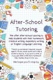 School Tutoring Advertisement Flyer Template In 2020 Tutoring Flyer Tutoring Business After School Tutoring