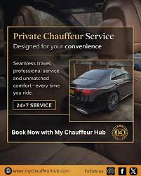 Seamless journeys. Refined comfort. Experience private chauffeur service  designed around you. #ChauffeurService #LuxuryTravel #ExecutiveTransport  #PremiumExperience #TravelInStyle