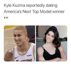 Kyle kuzma appears to be having a very good offseason. Nba Memes On Twitter Kuzma S New Model Girlfriend Post Kendall Jenner Https T Co 6weg90mari