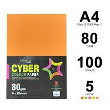 Cream colour card with hot stamping / gold bolder. Buy Campap Premium Cyber Colour Paper Kertas Warna Ca4771 A4 5 Mix Colour 80gsm 100 Sheets Seetracker Malaysia