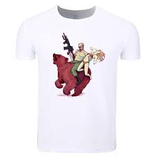 Great news!!!you're in the right place for anime putin. Men Print Putin Riding Bear T Shirt O Neck Short Sleeve Summer Casual Russia Cccp Ussr Tshirt Buy At A Low Prices On Joom E Commerce Platform