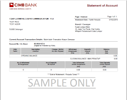 These two documents can use to make a claim or a loan (bank statement). Http Www Cimb Bizchannel Com My Index Php Ch 2 Pg 19 Ac 54 Bb Attachment
