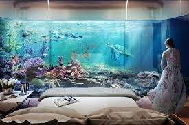 Seahorse Une Villa De Luxe Sous L Ocean Onderwater Slaapkamer Huisdesign Onderwater Kamer